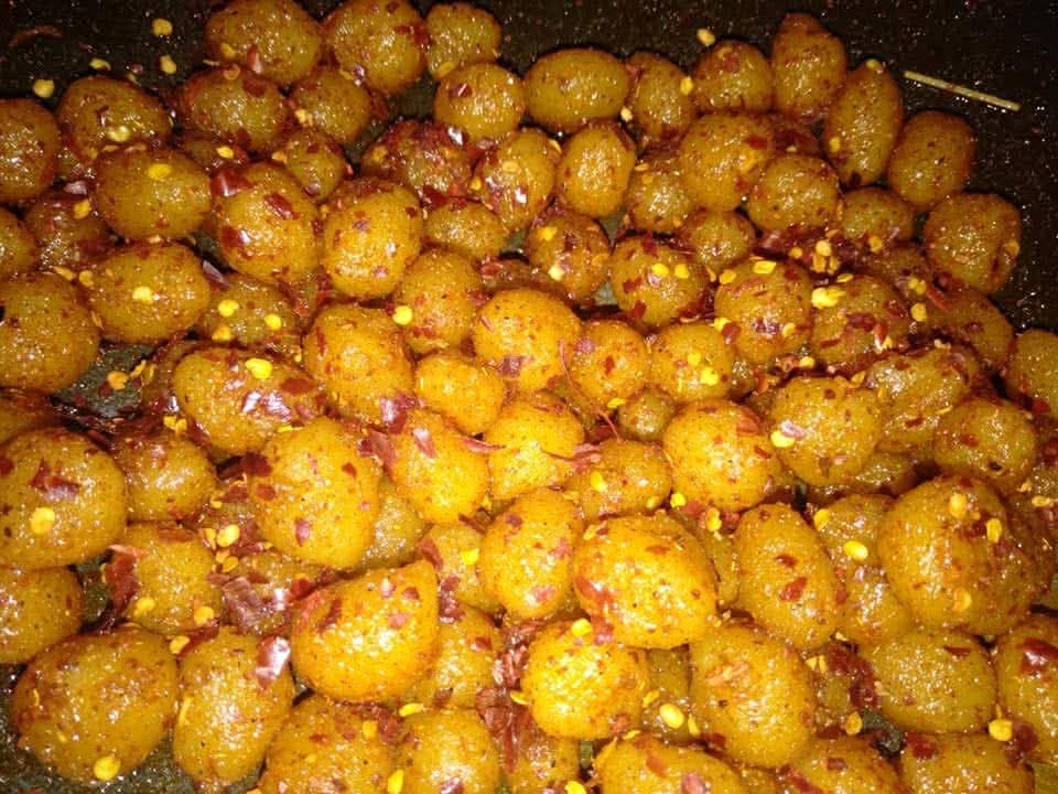 Cimol bumbu pedas
