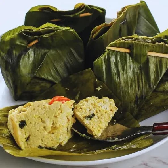 Pepes tahu kemangi