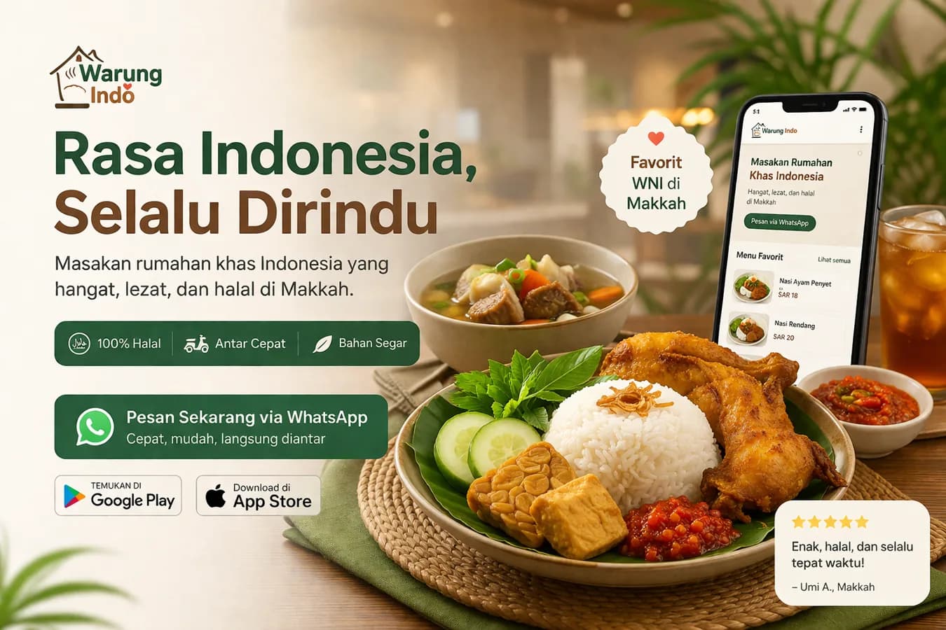 Makanan Indonesia di Makkah & Jeddah