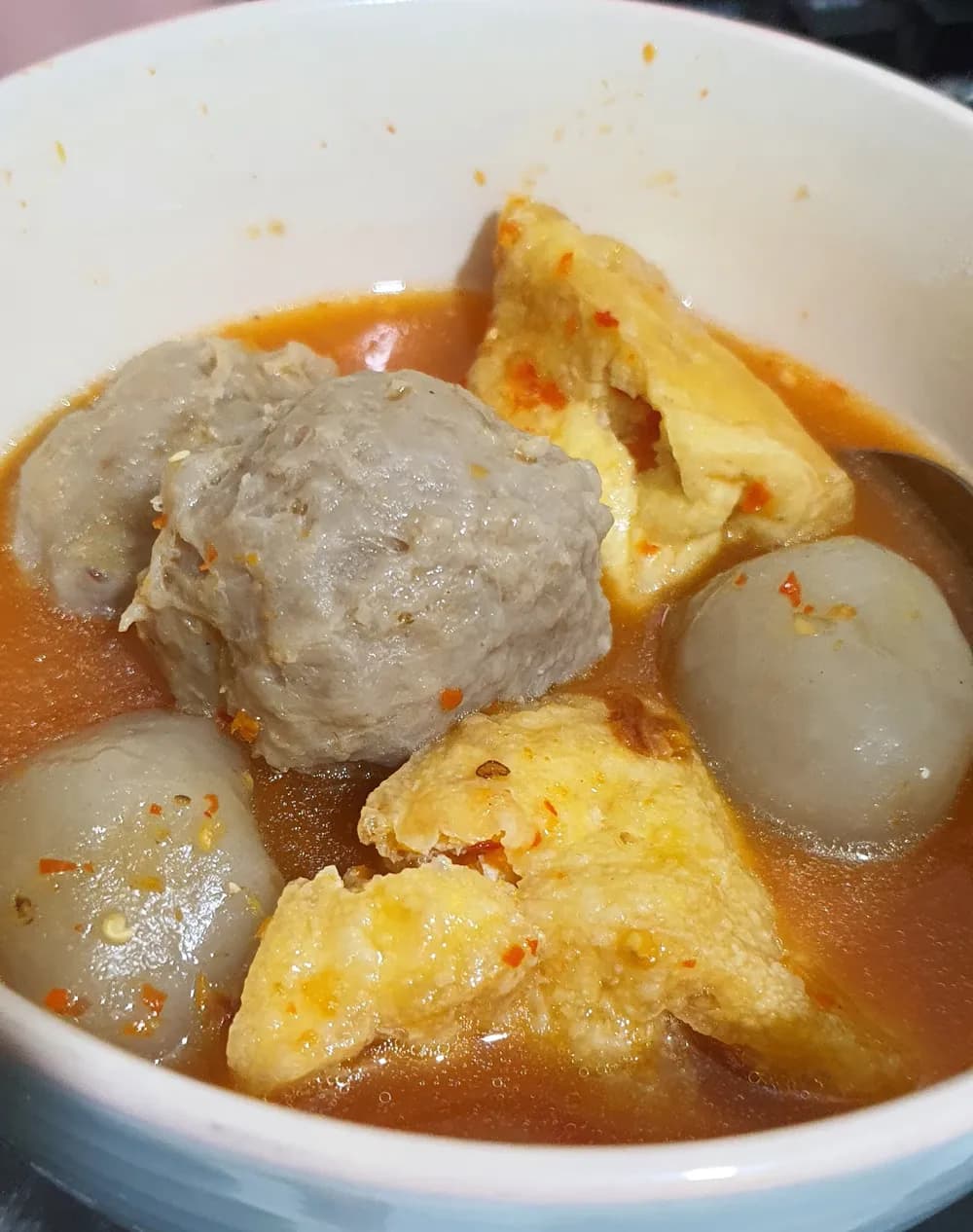 Bakso aci pedas