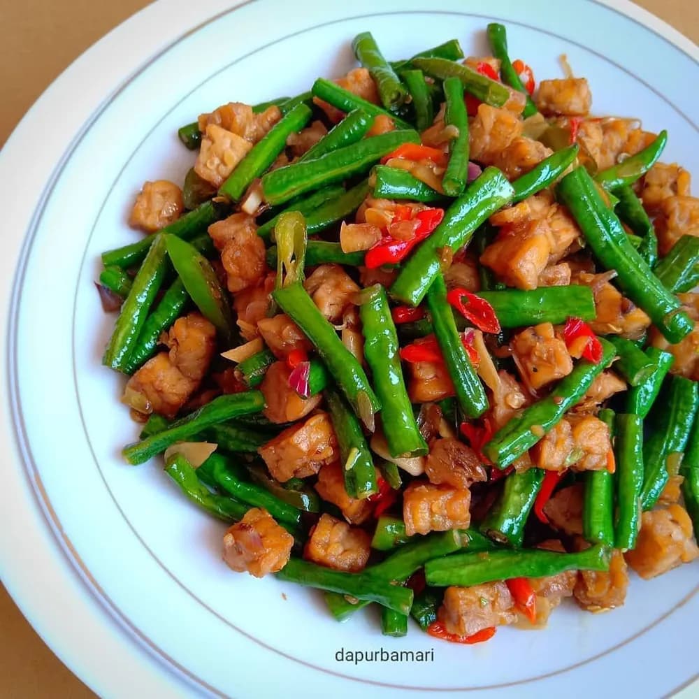 Oseng kacang tempe