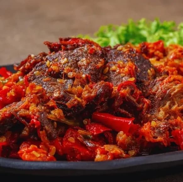 Balado ikan tongkol